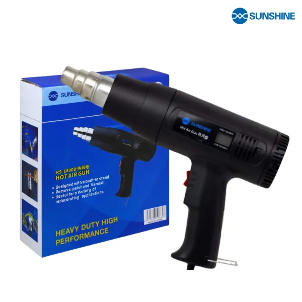 Sunshine Pistola Aria Calda 1800W Con Regolazione Della Temperatura (RS-1800D)
