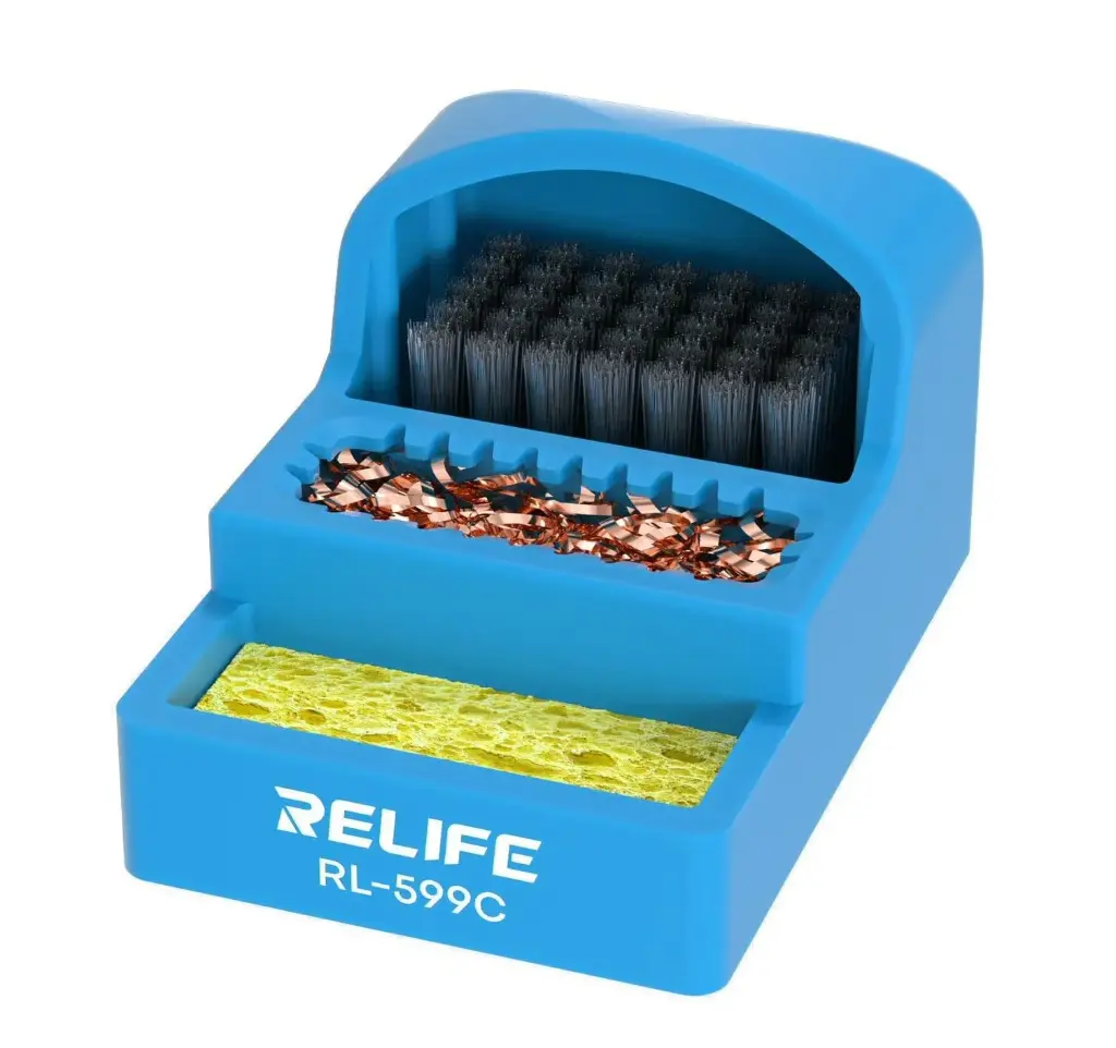 Sunshine RL-599C Soldering Iron Tip Cleaning Station with Steel Brushes