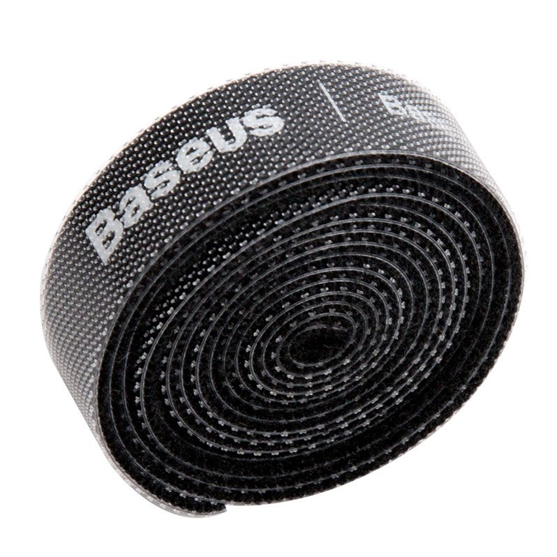 Baseus Nastro in velcro Colourful Circle 1mt black ACMGT-E01