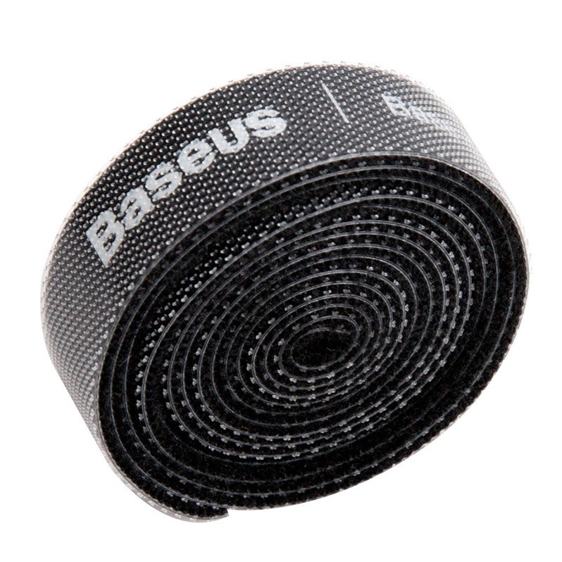 Baseus Strap Velcro Colourful Circle 1mt black ACMGT-E01