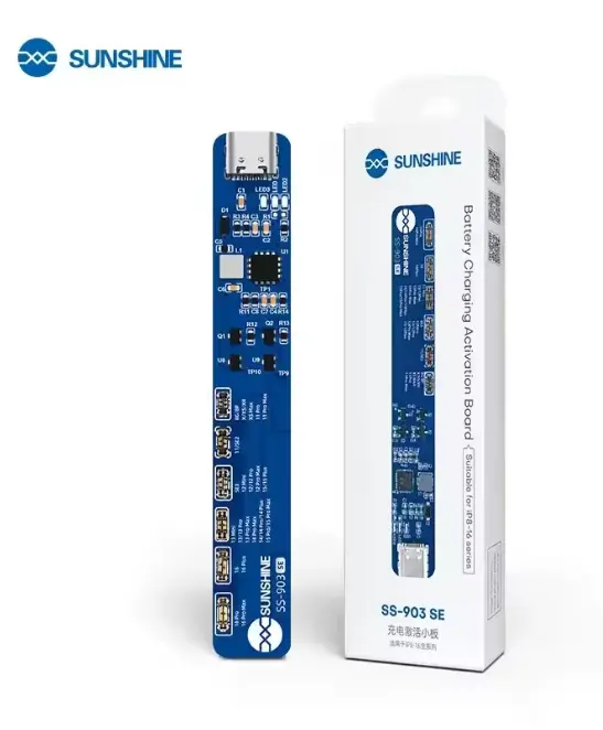 Sunshine Scheda Di Attivazione Batteria per iPhone 8 a iPhone 16 Pro Max SS-903 SE