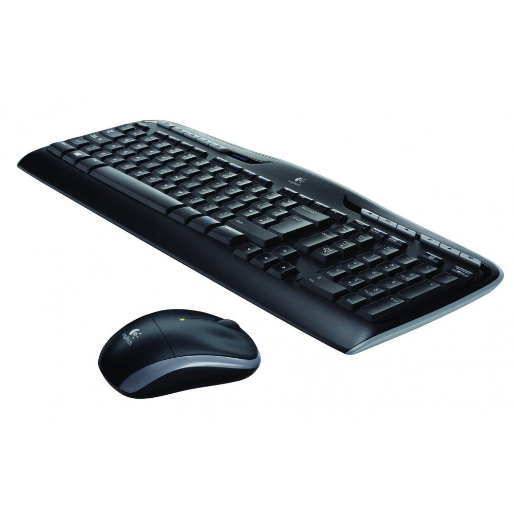 Logitech wireless keyboard and mouse kit black Italian layout MK330 920-003971