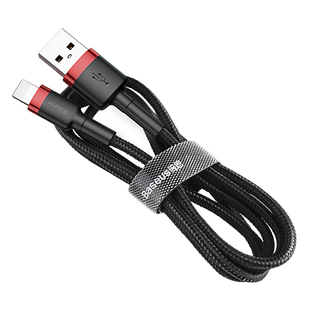 Baseus Data Cable Cafule Lightning 1.5A 2mt red black CALKLF-C19