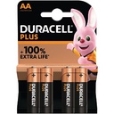 Duracell battery AA alkaline Plus +100% 4pcs LR06 MN1500