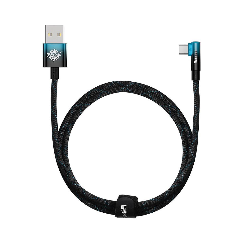 Baseus MVP 2 Elbow-shaped data cable Type-C 100W 1mt blue CAVP000421