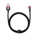 Baseus Data Cable Lightning 2.4A 1mt MVP 2 Elbow-shaped red black CAVP000020