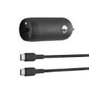 Belkin Caricabatterie per Auto USB-C 30W + Cavo Type-C To Type-C (1m) Black CCA004BT1MBK-B6