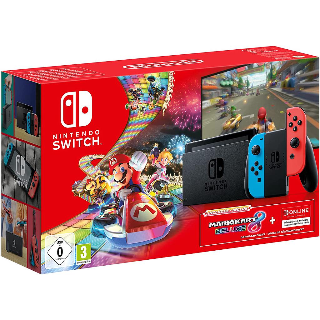 Nintendo Switch with Mario Kart 8 + 3-month NSO subscription