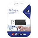 Verbatim PenDrive 64GB 2.0 Pinstripe 49065