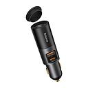 Baseus Share Together car charger 120W 2x ports (USB + USB-C) with expansion port grey CCBT-C0G
