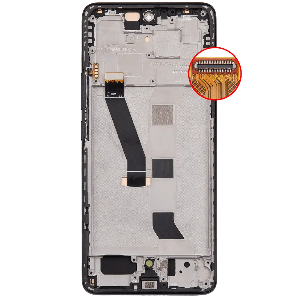 Xiaomi Display LCD Redmi Note 15 5G Black Rigenerato