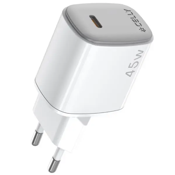 Celly Charger 45W USB-C GaN White UPTC1USBC45WWH