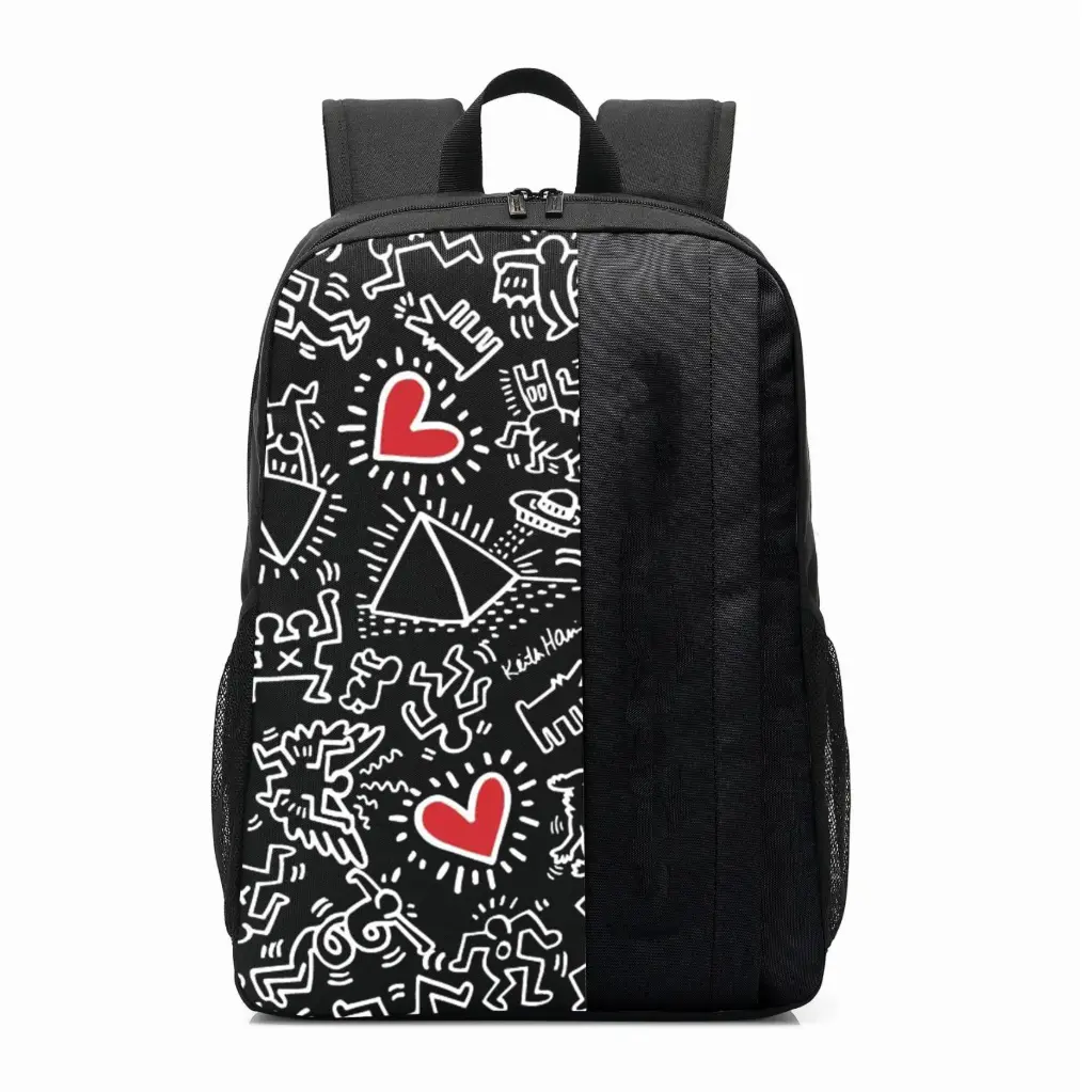 Celly KEITH HARING Zaino Per PC 15,6'' Black KHBACKPACK