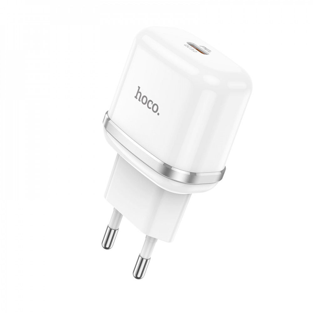 Hoco Caricabatterie USB-C 20W fast white N24