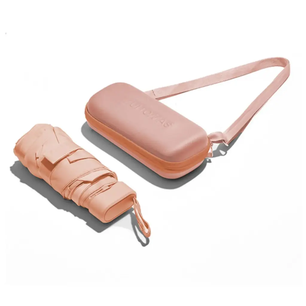 Muitomas Folding Umbrella with Included Case Peach Fuzz UMBRCASEPF