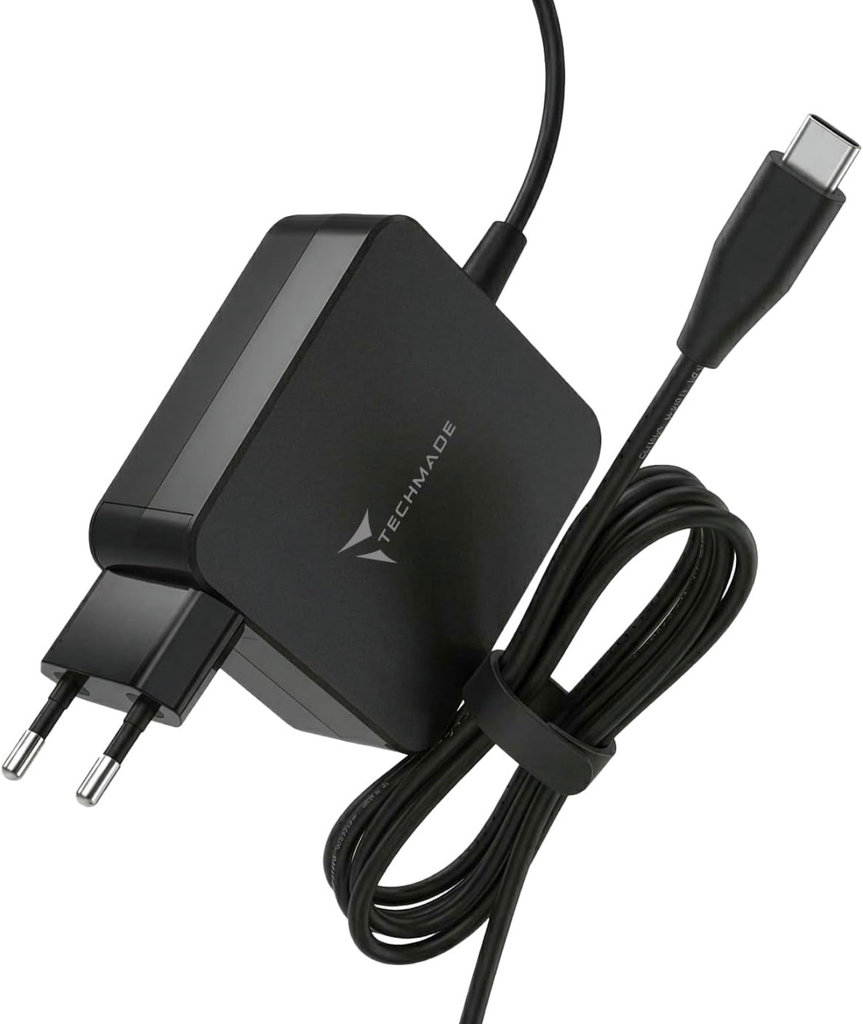 Techmade Charger USB-C 65W Universal Black TM-AE065PD