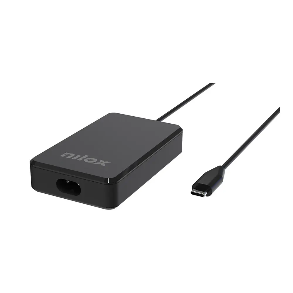 Nilox Charger USB-C 65W GaN Universal Black NXPDCGAN65W