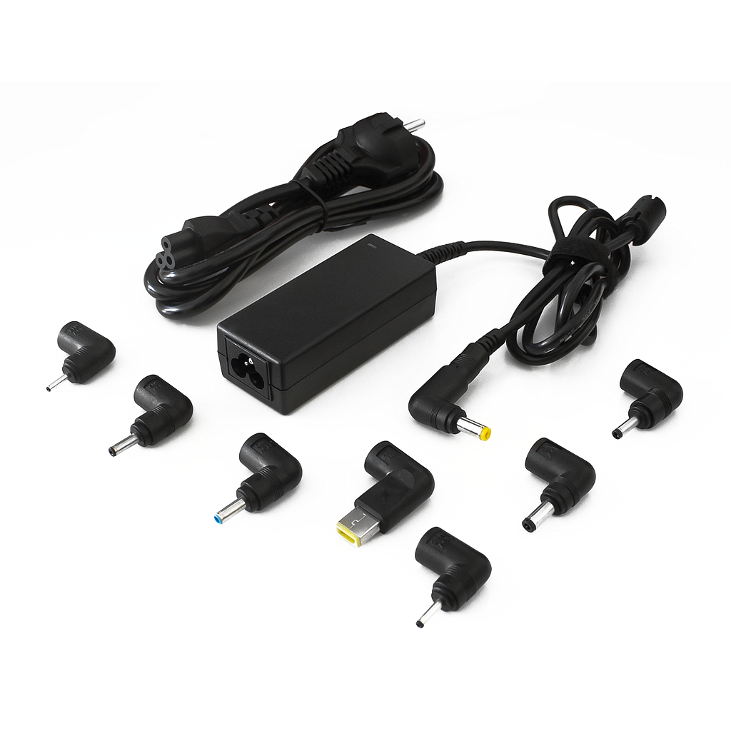 Techmade Power Supply universal for notebook 45W with 8 adapters self-selecting  TM-AFUA04