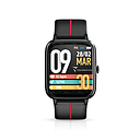Techmade smartwatch Move integrated GPS black red TM-MOVE-BKR