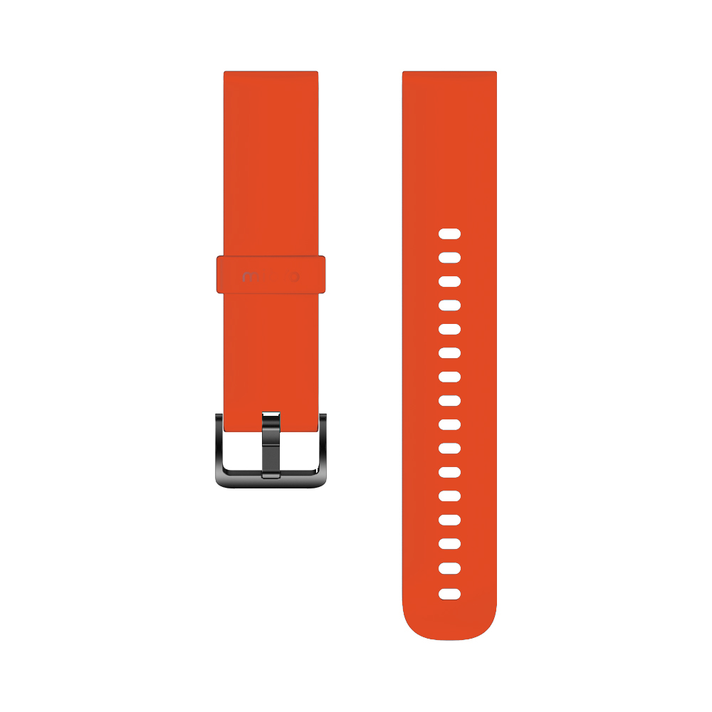 Mibro 22 mm silicone strap for Watch A1 Watch X1 orange