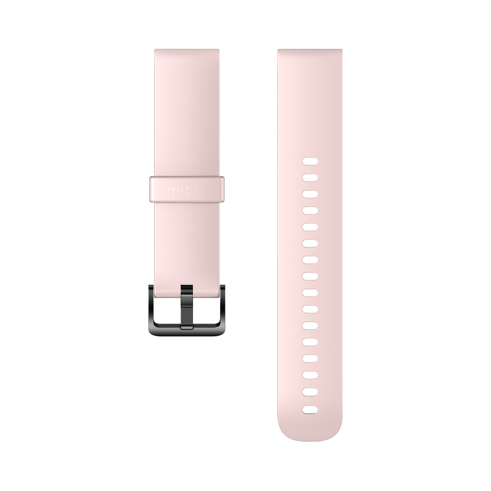 Mibro 20mm silicone strap for Watch Lite Watch C2 pink
