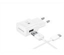 Samsung Caricabatterie USB 15W + cavo Type-C fast charge white EP-TA20EWECGWW