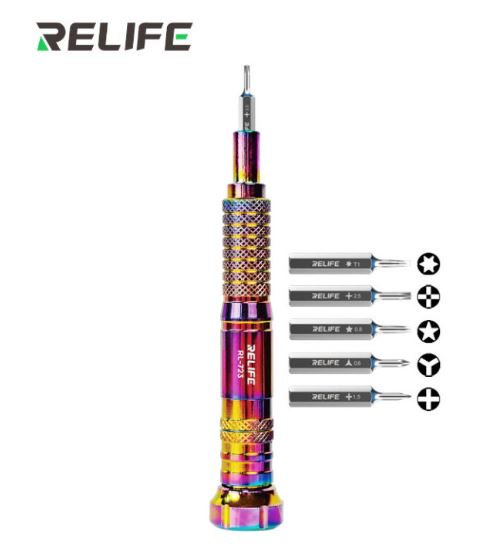 Relife Screwdriver interchangeable torque  (built-in 5 bits) RL-723