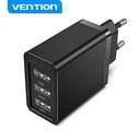 Vention Caricabatterie 17W 3 porte (USB) black FEAB0-EU