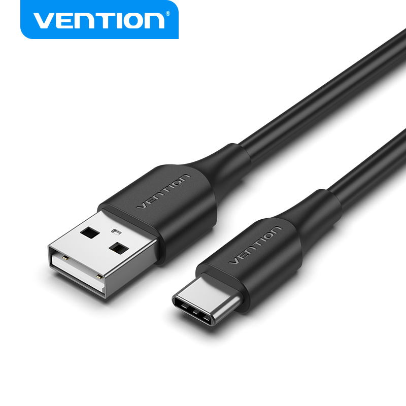 Vention Data Cable USB To Type-C 3A 1mt black CTHBF