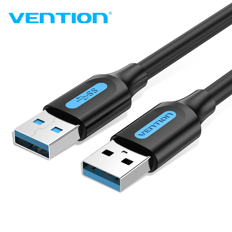 Vention Data Cable extension USB 3.0 male to male 1.5m PVC black CONBG