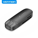 Vention Card Reader external 2-in1 SD + TF USB (2.0) black CLEB0