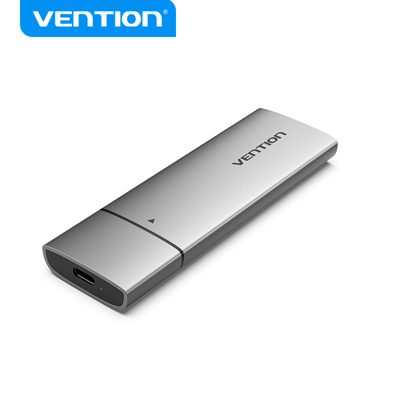 Vention Support External M.2 NGFF SSD Type-C (USB 3.1 Gen 1-C) aluminum gray KPEH0