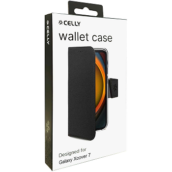 Celly Case Xcover 7 Wallet Black WALLY1070