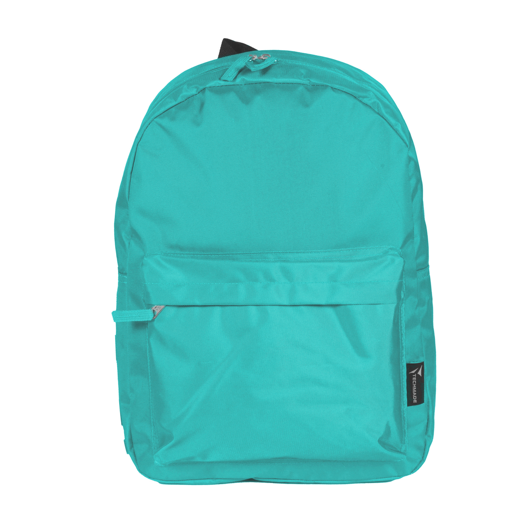 Techmade Backpack Classic style medium light blu TM-8105-LBL