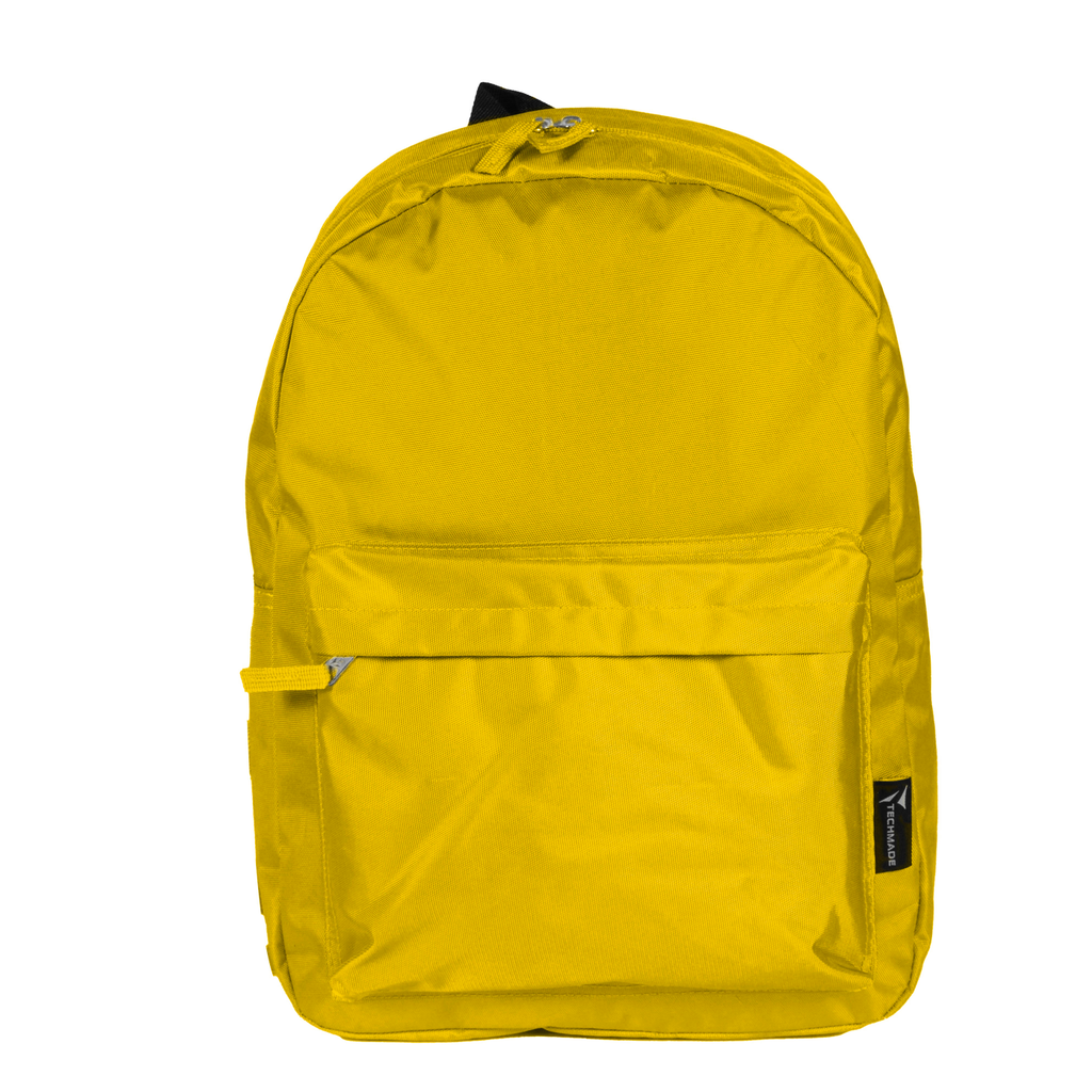 Techmade Backpack Classic style medium yellow TM-8105-YE