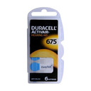 Duracell Battery for hearing aids pack of 6 pcs DA675 PR44