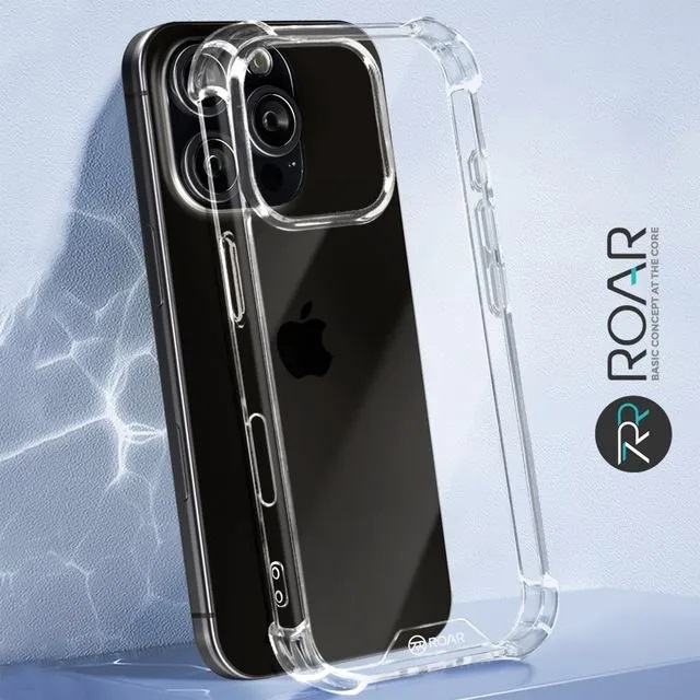 Roar Custodia iPhone 16 Pro Max Armor tpu trasparente