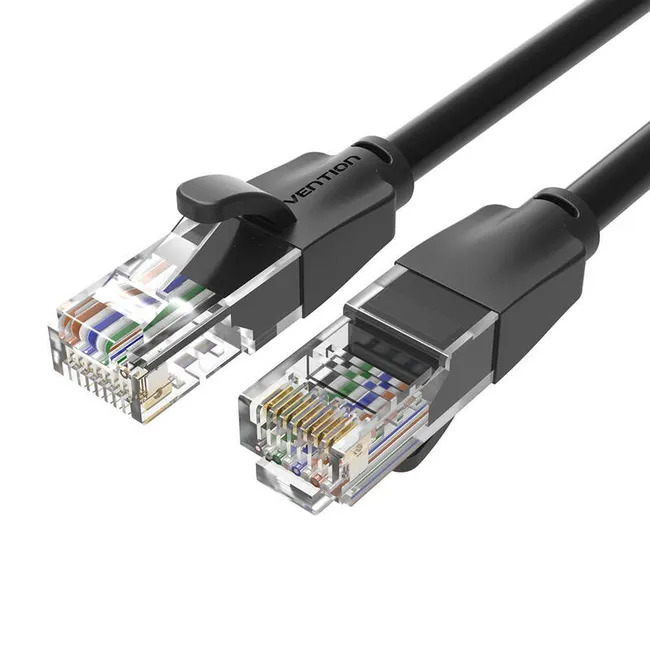 Vention Ethernet Cable CAT 6 2m Black IBEBH