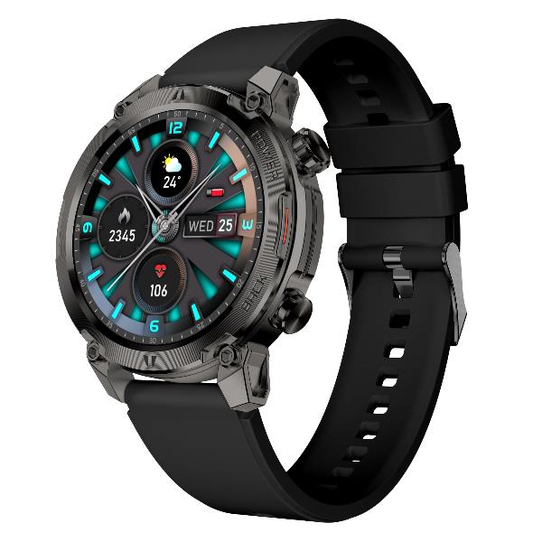 Nilox Smartwatch Con Chiamata Trailround Black NXSWTRAILROUND