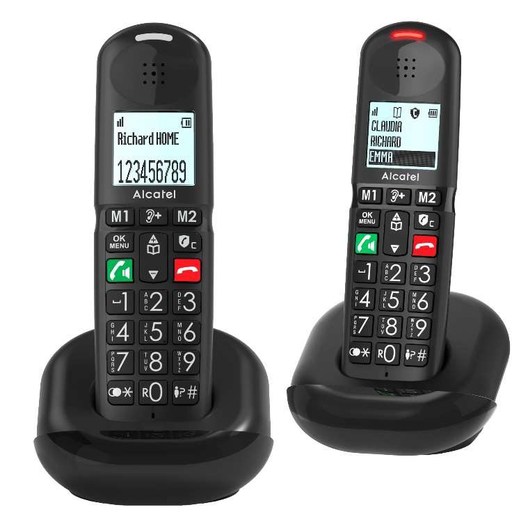 Alcatel Cordless XL685 Duo Black ATL1428452