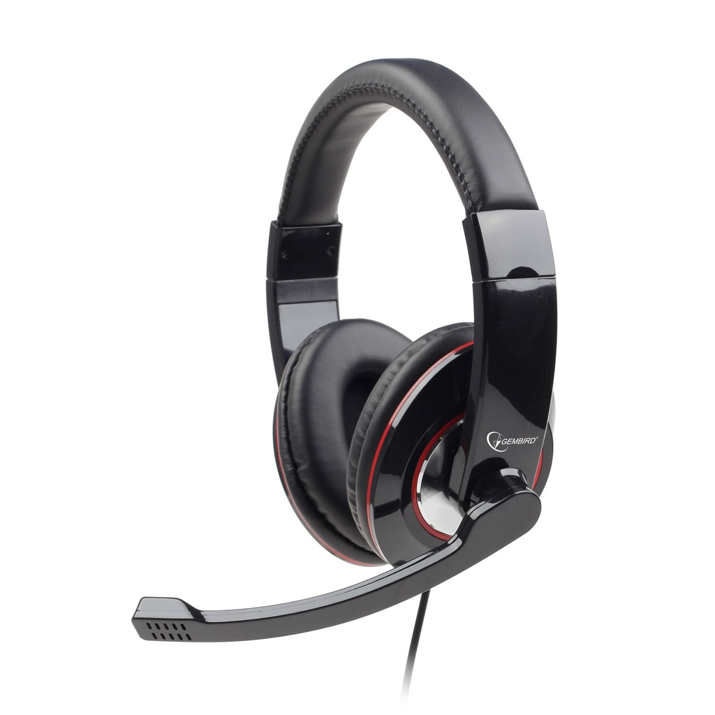 Gembird Headphones Gaming with Microphone Black MHS-001