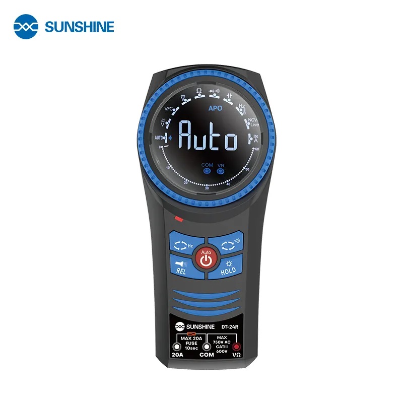 Sunshine Multimetro Tester con Portata Automatica DT-24R