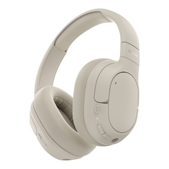 Belkin Cuffie Wireless SoundForm (ANC) Sable AUD008HQSA