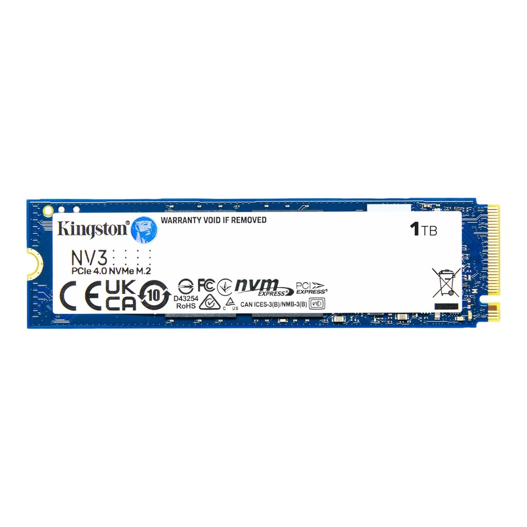 Kingston SSD 1TB NVMe PCIe 4.0 M.2 NV3 SNV3S/1000G