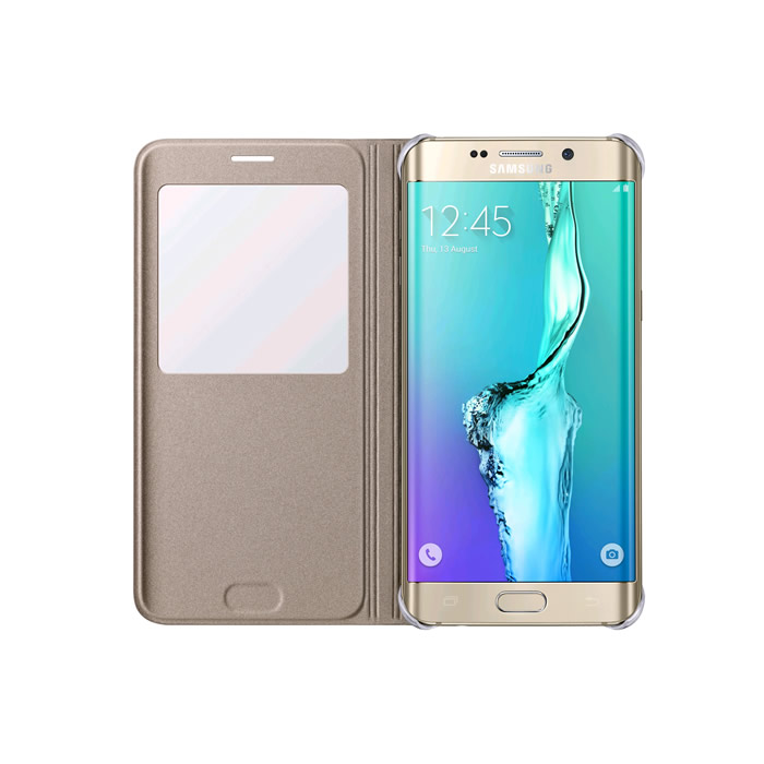 Custodia Samsung S6 Edge Plus Flip S View gold EF-CG928PFEGWN