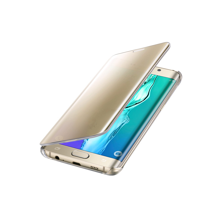 Case Samsung S6 Edge Plus Clear View gold EF-ZG928CFEGWW