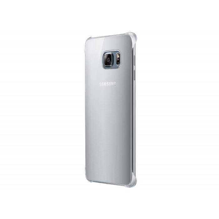 Case Samsung S6 Edge Plus Glossy Cover silver EF-QG928MSEGWN