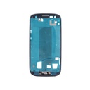 Front cover frame Samsung S3 I9300 blue con Flex