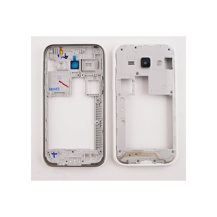 Middle cover Samsung J1 SM-J100H white GH98-36101A