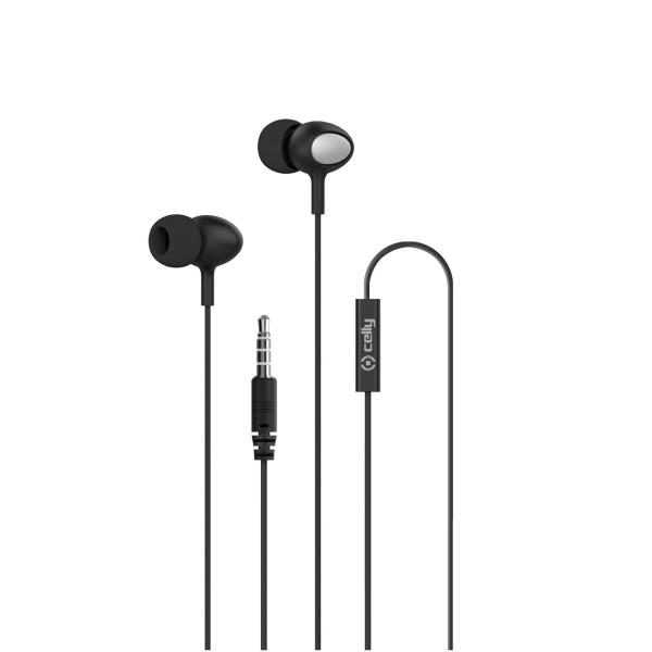 Auricolari jack 3.5mm Celly UP500BK black